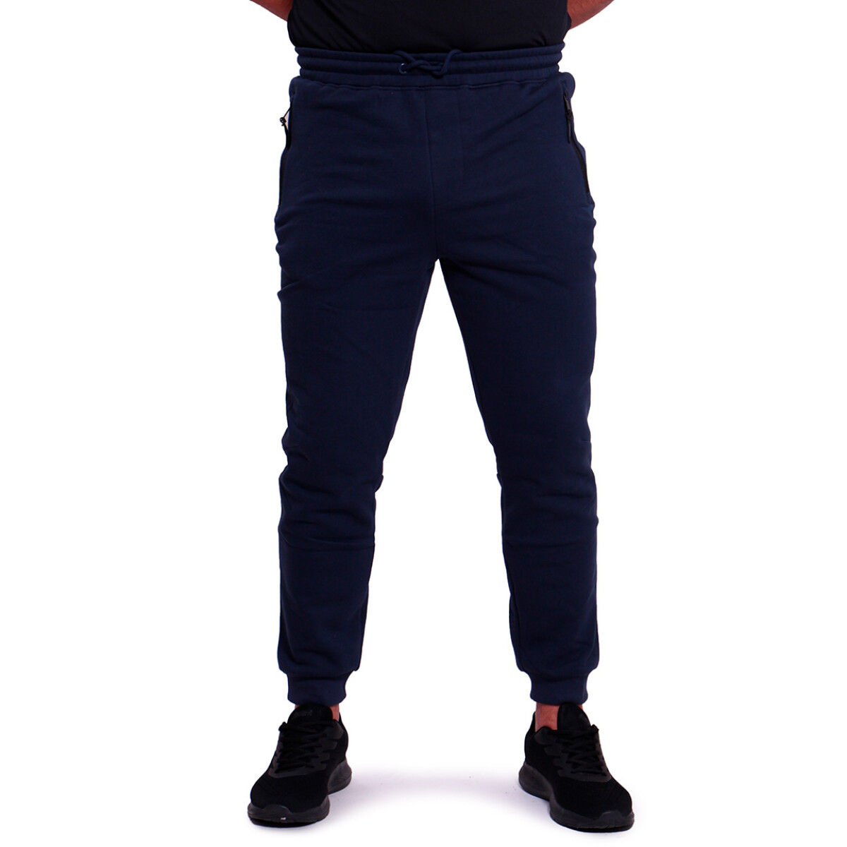 Pantalón Diadora Hombre Con Felpa - Marino 