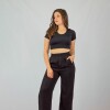 Pantalon Dama Lino Black