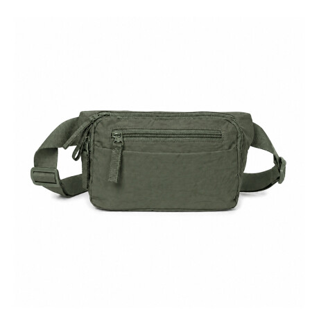 Riñonera ajustable con bolsillos Verde
