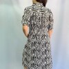 Vestido Caliza Black/white