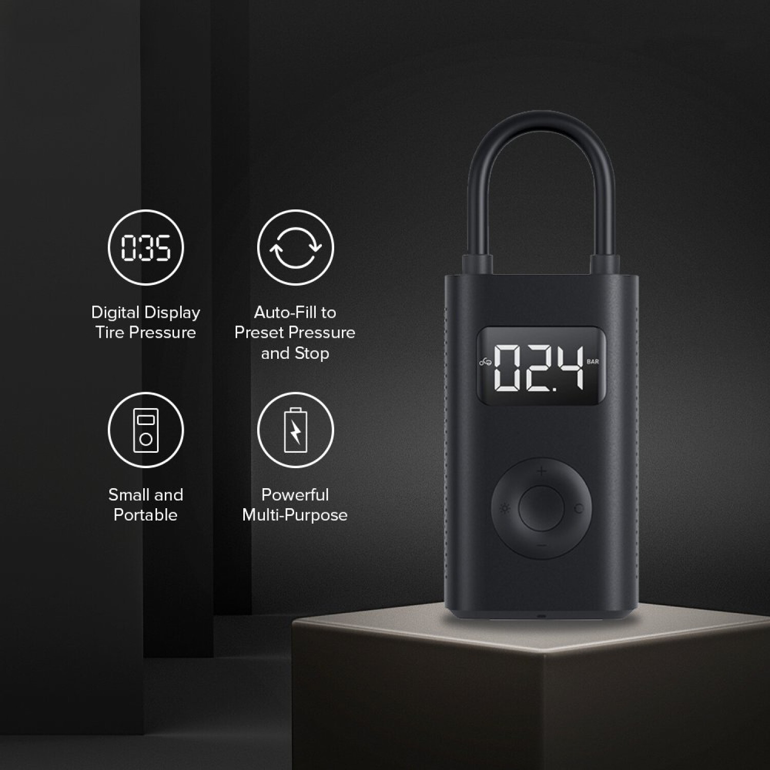 Xiaomi Portable Electric Air Compressor 2 : Herramientas y Mejoras del  Hogar 