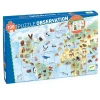Puzzle Observación Los Animales del Mundo 100 piezas Djeco Puzzle Observación Los Animales del Mundo 100 piezas Djeco