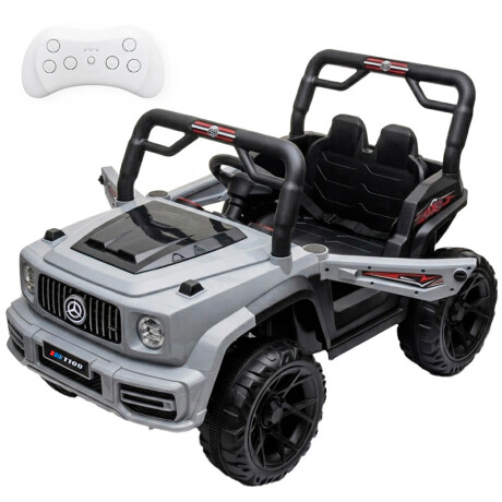 Auto A Bateria Cuatriciclo Wagon 4x4 C/control Remoto Gris