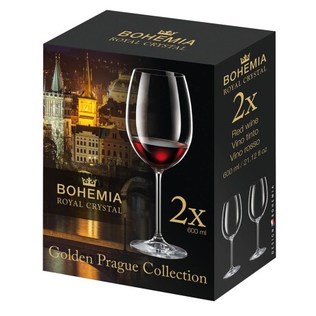 Set de 2 copas de cristal 600ml Bohemia Set de 2 copas de cristal 600ml Bohemia