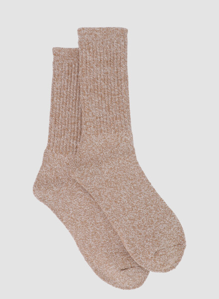Pack x2 medias morley de abrigo Beige