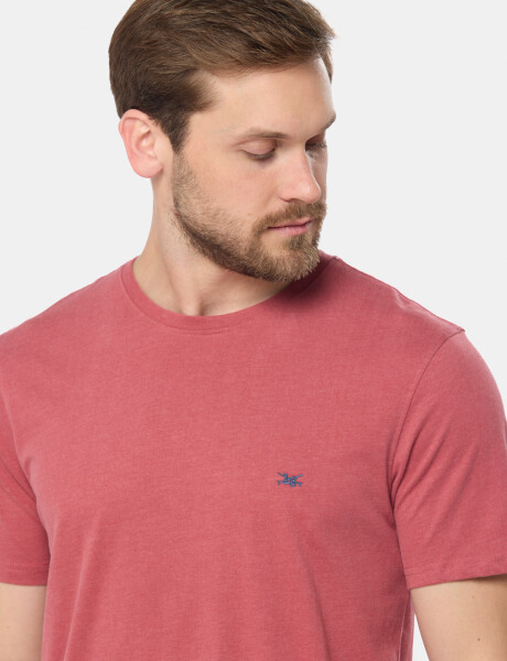 REMERA LISA DE ALGODÓN Ladrillo
