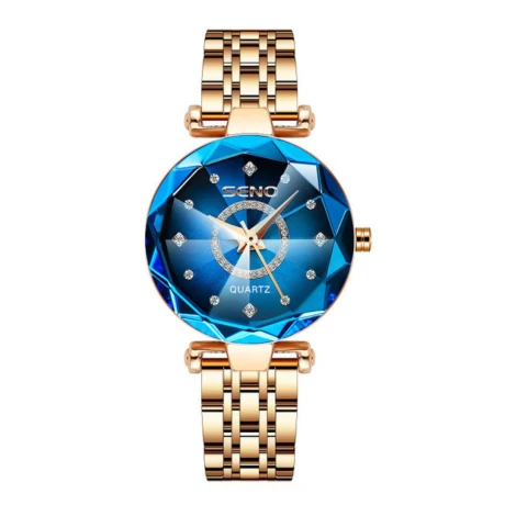 RELOJ OCEAN STAR DE LUJO AZUL