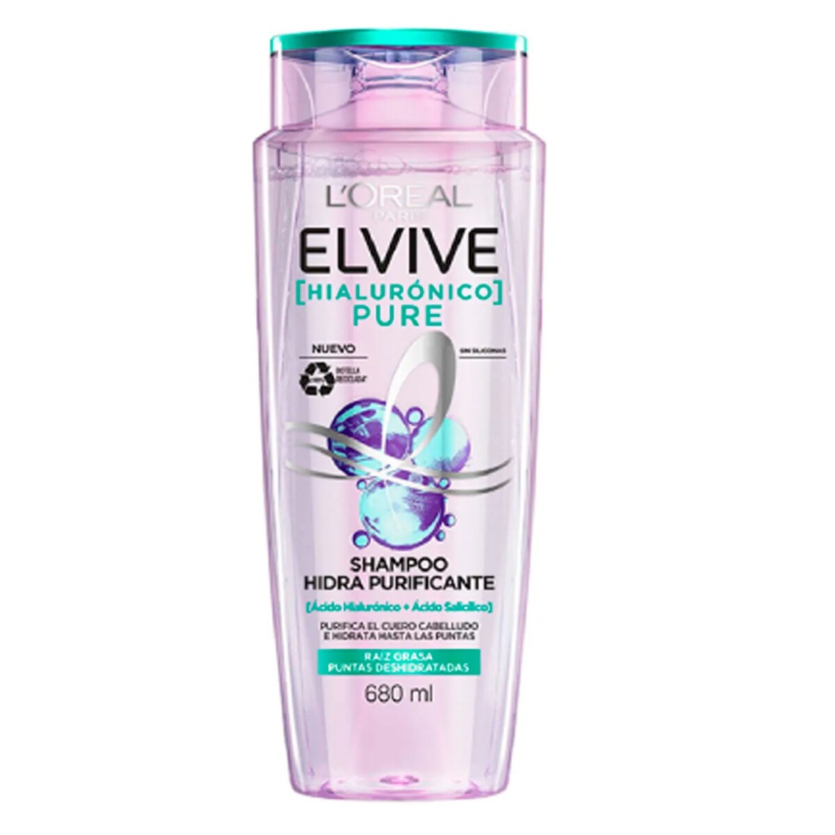 Elvive Shampoo Ha Pure 680ml 