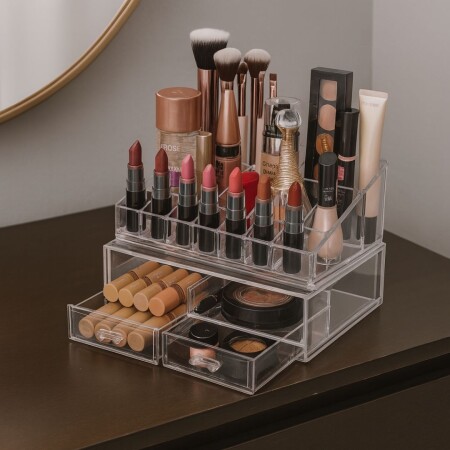 ORGANIZADOR DE COSMETICOS PARAMOUNT 22X12X12CM ORGANIZADOR DE COSMETICOS PARAMOUNT 22X12X12CM