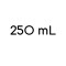 Probeta base hexagonal 250 mL