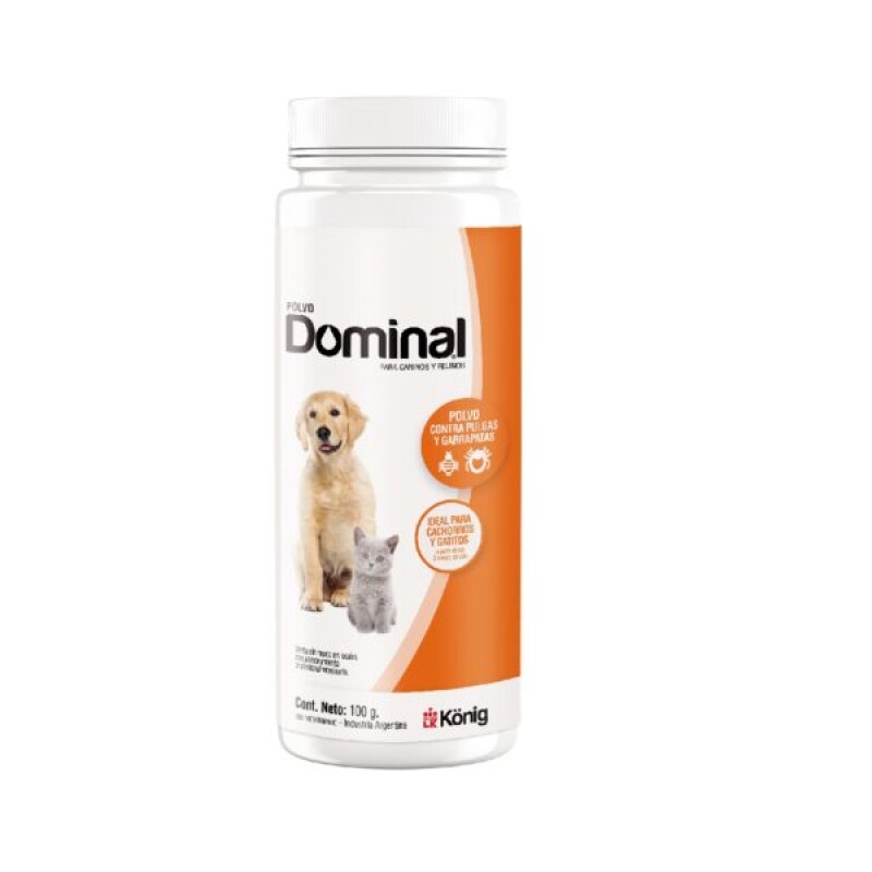 Talco Antipulgas Dominal 100gr Talco Antipulgas Dominal 100gr