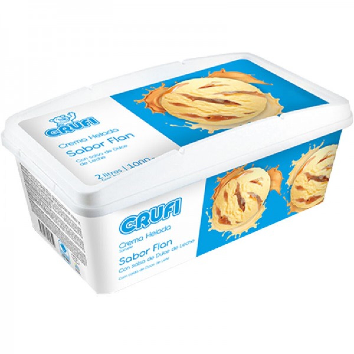 Helado Crufi flan 2 l 