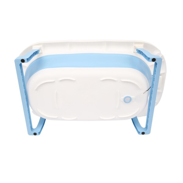 Bañito de Bebé Plegable Bañera Para Bebés con Sensor de Temperatura y Baby Splash Color Azul Bañito de Bebé Plegable Bañera Para Bebés con Sensor de Temperatura y Baby Splash Color Azul
