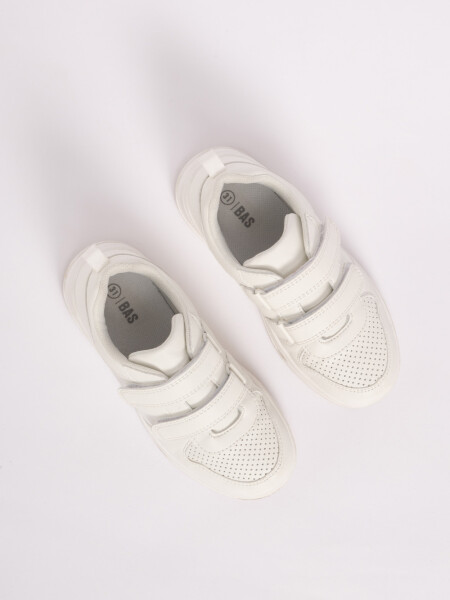 Zapatilla Velcro Blanco