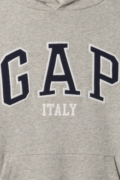 Canguro Logo Gap Con Felpa Italy Niño Light Heather Grey B08