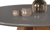 Mesa redonda celeste - Milan Gris