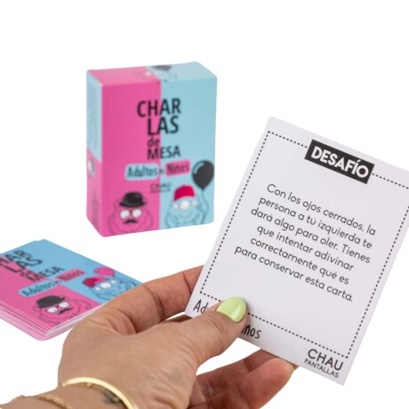 Charlas de mesa adultos VS niños Charlas de mesa adultos VS niños