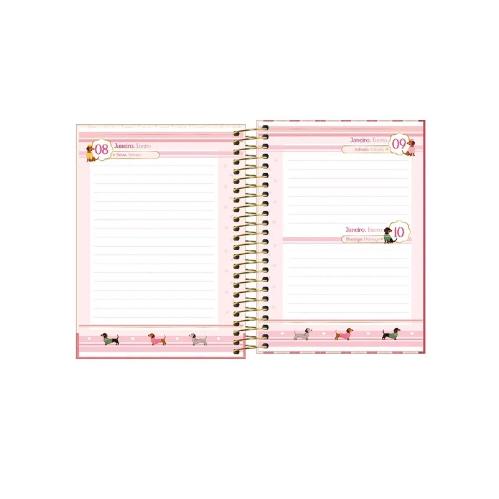 Agenda Tilibra Brownie 2027 Diaria con Espiral AGENDA TILIBRA BROWNIE 2027 DIARIA CON ESPIRAL