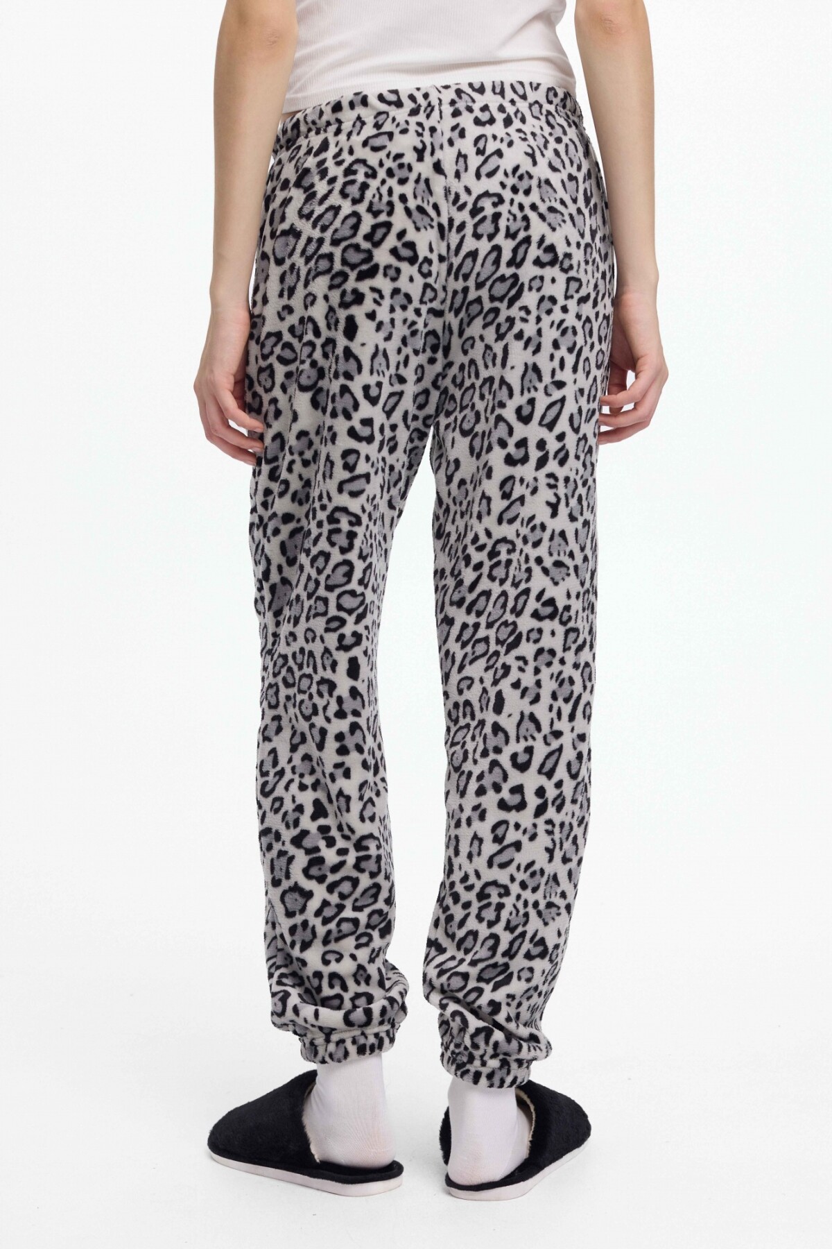 Pantalón Dara Leopardo Gris