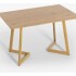 Mesa Comedor Swift Rectangular 120x80 Acabado Premium Madera Marrón 1