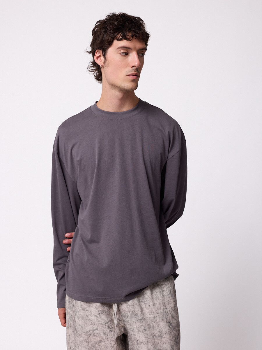 T-SHIRT M/L BRISOL DIXIE Gris Oscuro