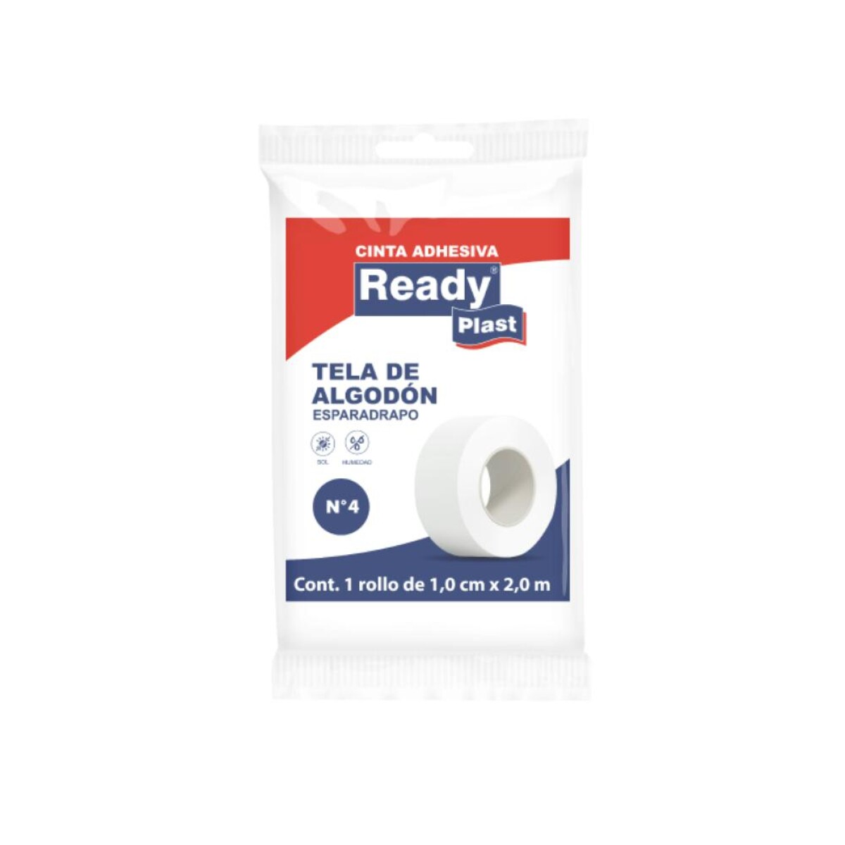 Cinta Adhesiva ReadyPlast Tela De Algodón N°4 
