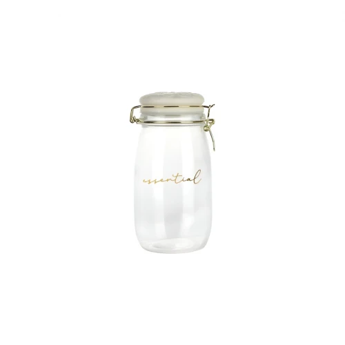Recipiente Vidrio - T/Cerámica - 1.5 lts - Blanco Recipiente Vidrio - T/Cerámica - 1.5 lts - Blanco