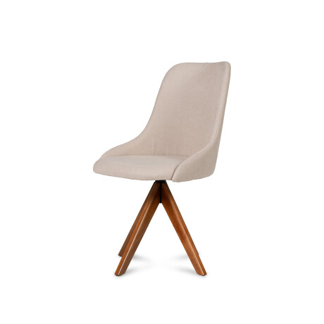 Silla Valentina Giratoria 143 - Tela Microfibra 228 (Beige)