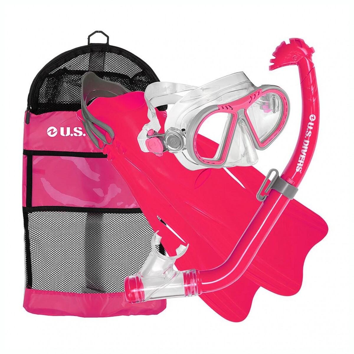 Kit Buceo US DIVERS Toucan/Eco Jr/Breaker Jr Talle S-M - Pink 