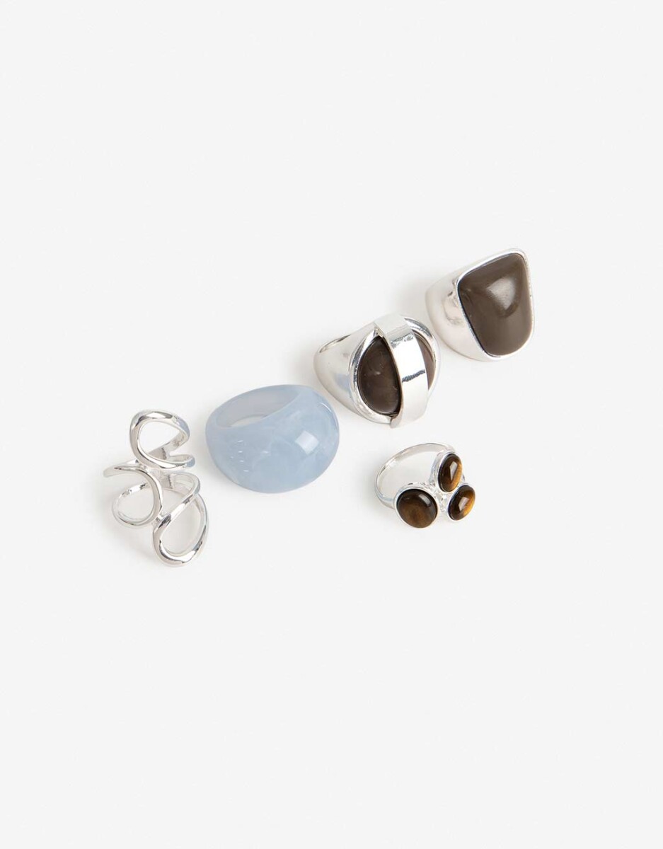 Set De Anillos Mix 