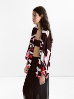 Kimono De Punto Jacquard multicolor