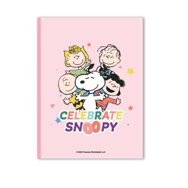 Cuaderno Snoopy rosa