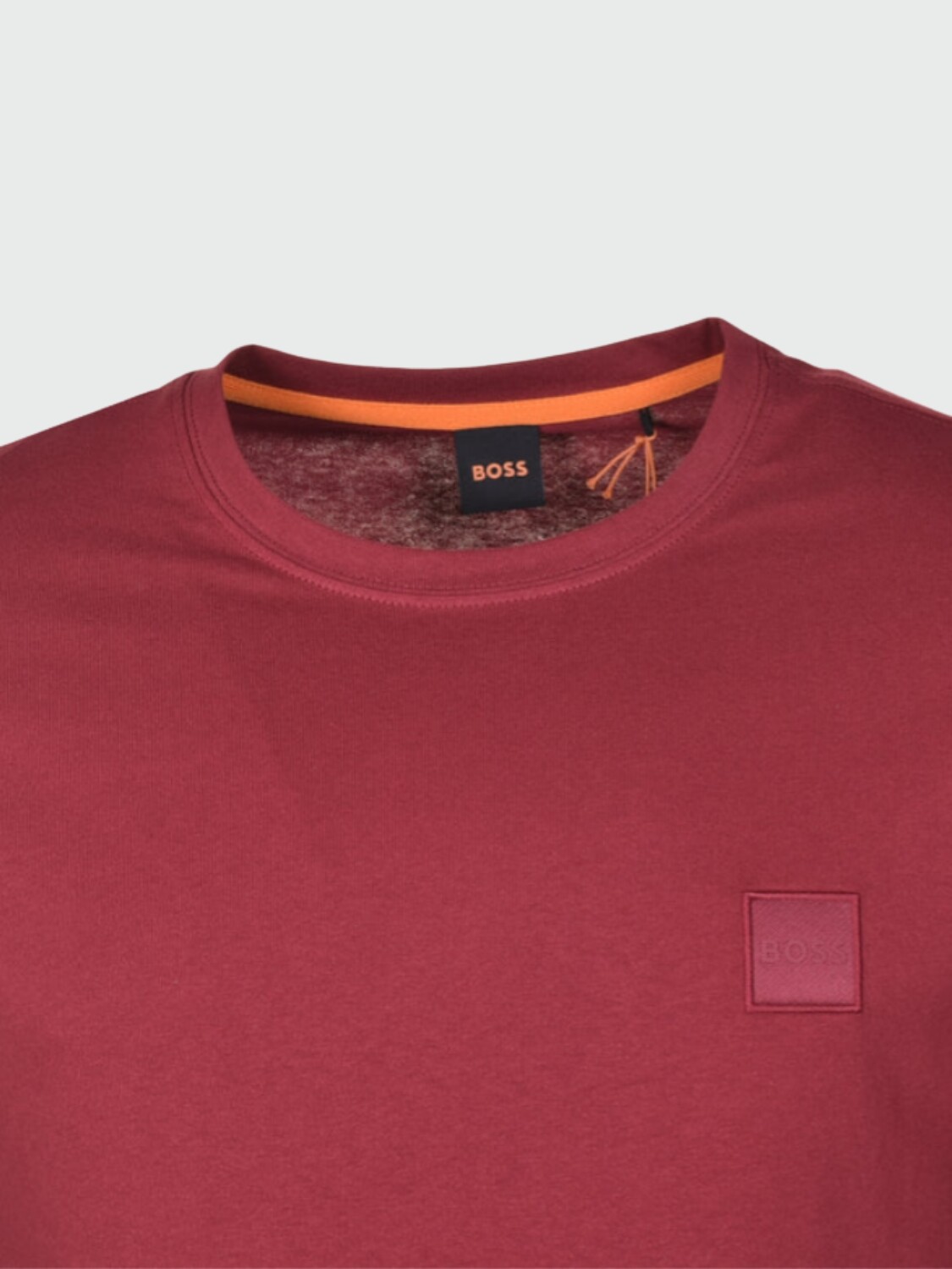 BOSS -Remera de algodón básica, TALES Bordó