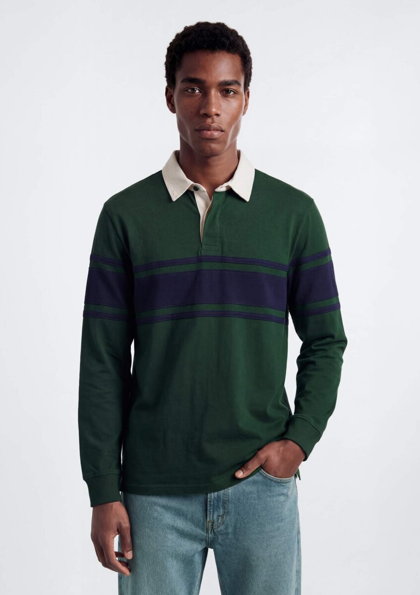 POLO DE HILO - VERDE 