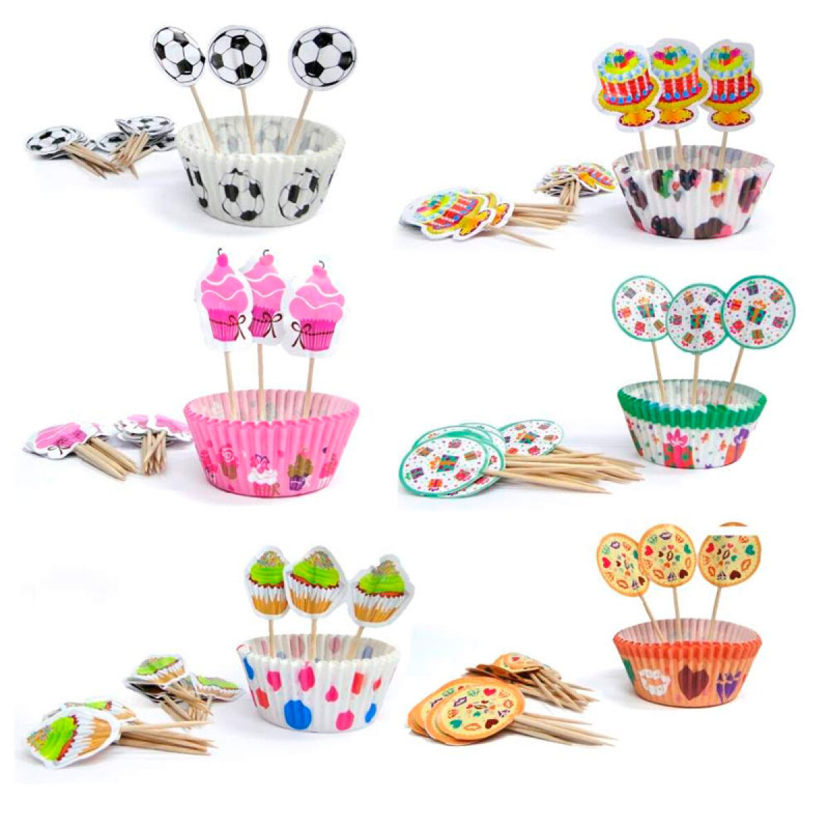 OUTLET Porta cupcake de papel con pincho - Outlet Porta Cupcake De Papel Con Pincho 