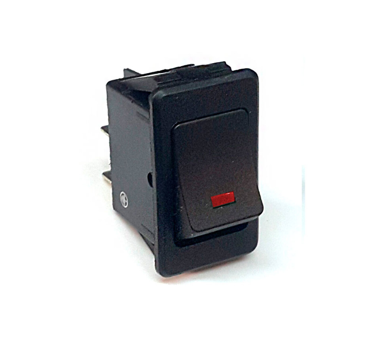 LLAVE BOTON TABLERO - 1 GOLPE CON LED ROJO - 