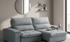 Sillón 3 cuerpos Retráctil Reclinable - Bariloche Gris