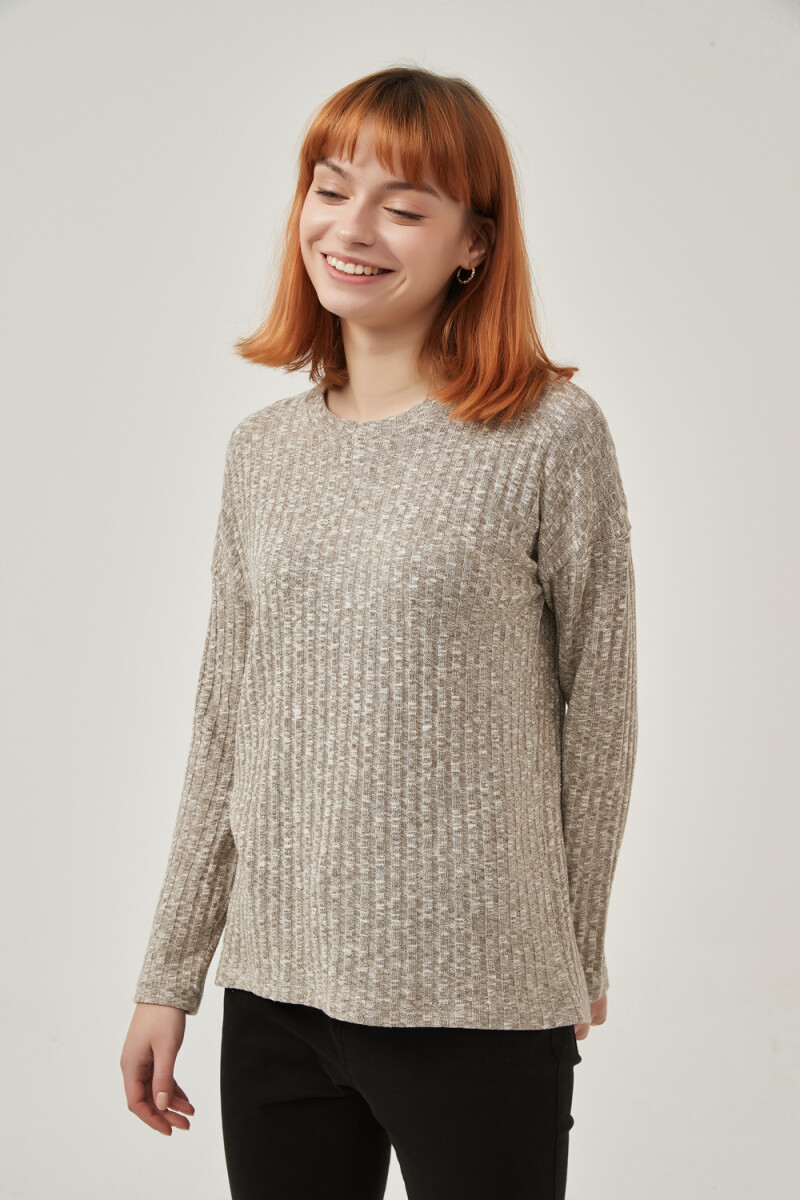 Sweater Needle - Gris Melange 