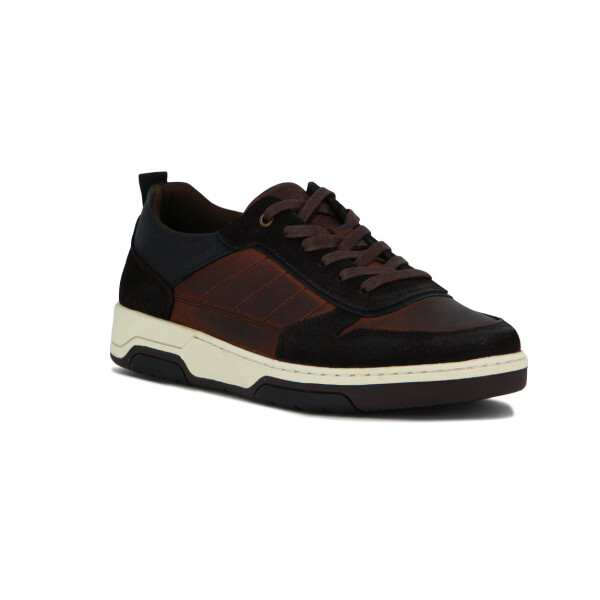 Country Calzado Casual Hombre Acordonado - Cafe Cafe