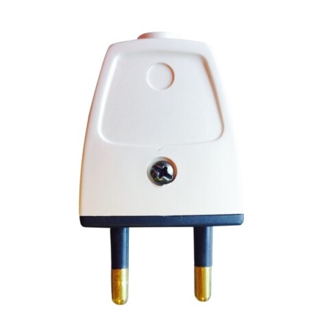 FICHA MACHO 2X10A K MARFIL FICHA MACHO 2X10A K MARFIL