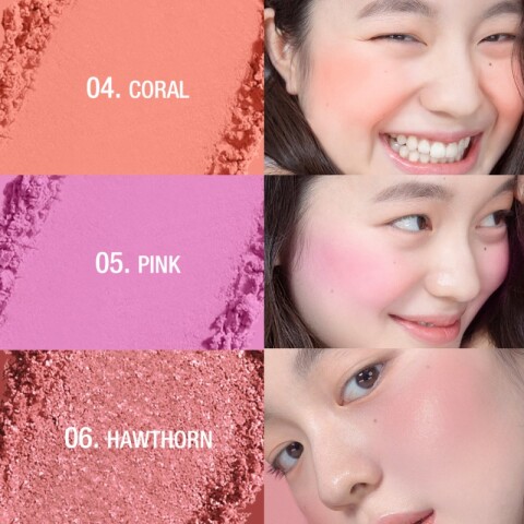 O.TWO.O Paleta maquillaje colorete 6 colores larga duración O.two.o Paleta Maquillaje Colorete 6 Colores Larga Duración