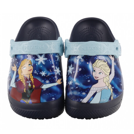 Zuecos Infantiles Crocs Frozen Kids Azul Marino