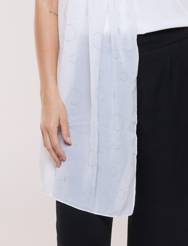 Pashmina Brillos BLANCO