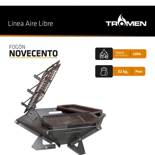 Parrilla Fogon Tromen Novencento 32255 PARRILLA FOGON TROMEN NOVENCENTO 32255