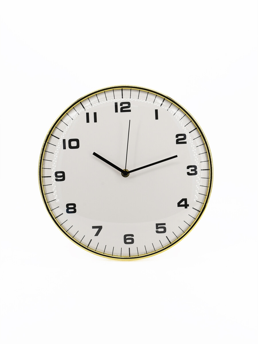 RELOJ DE PARED - BLANCO 