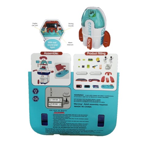 Mesa didáctica juego del espacio c/ astronauta en maleta Mesa Didáctica Juego Del Espacio C/ Astronauta En Maleta