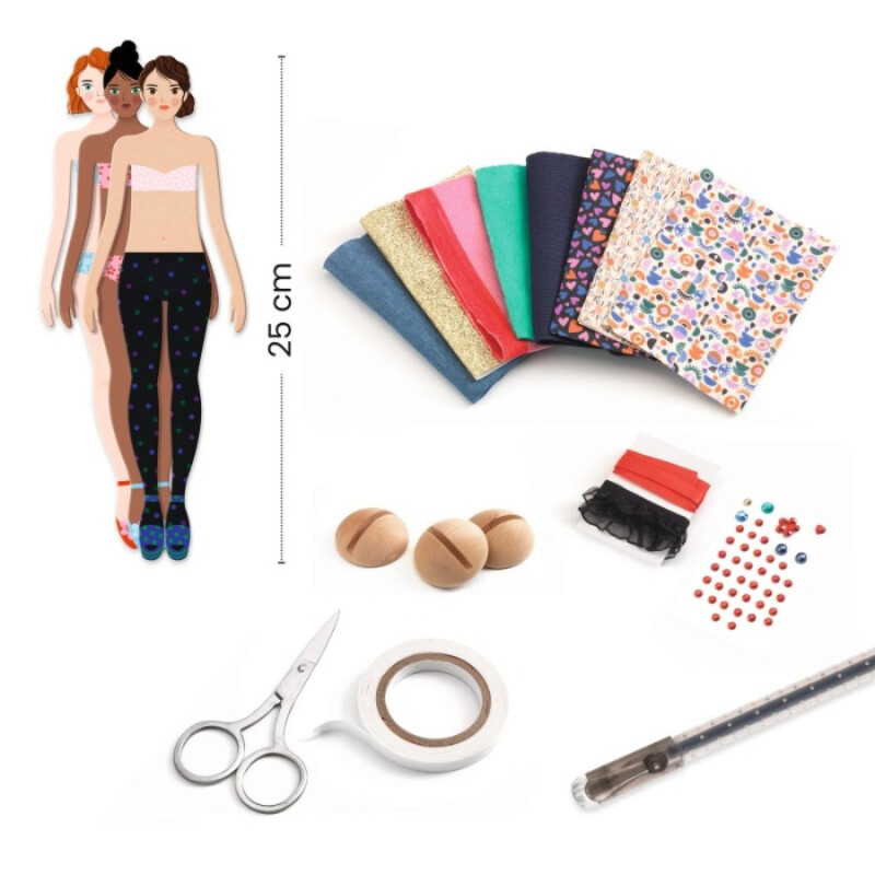Juego de Diseño de Moda Djeco Marie Juego de Diseño de Moda Djeco Marie