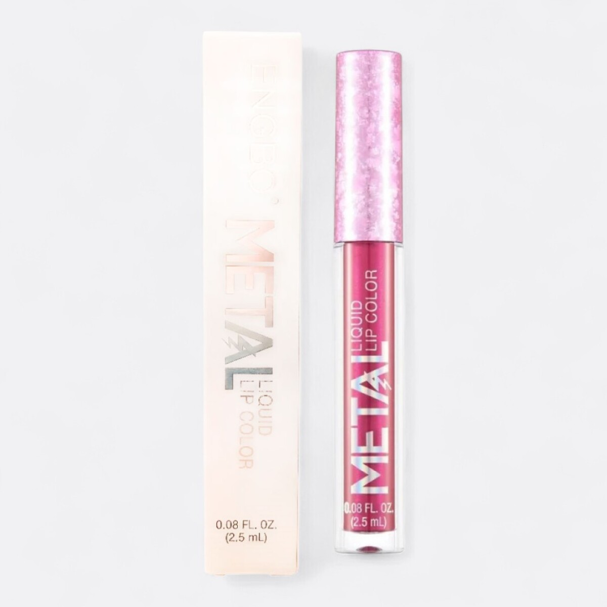 Labial Liquido Metaliado - Mei Hua Red 