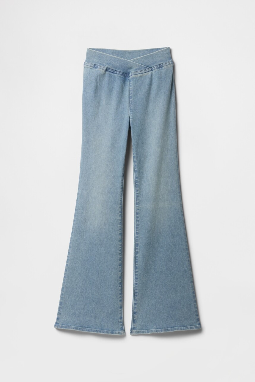 Jean Flare Niña Light Wash