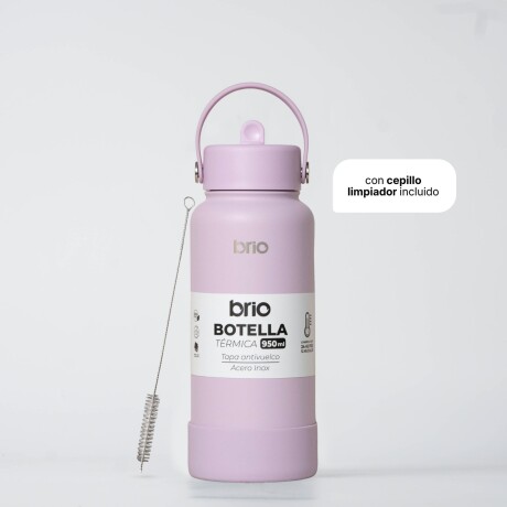 Botella Térmica Brio 950ml Acero Inox Lavanda